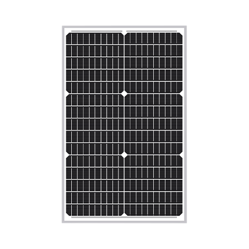 SLD Tech ST-30P-12 30Watt 30 Cells 12VDC BoW Monocrystalline 30mm Silver Frame Solar Panel