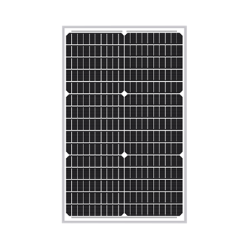 SLD Tech ST-30P-12R 30Watt 30 Cells 12VDC BoW Monocrystalline 30mm Silver Frame Solar Panel w/ 10ft 18/2 Cable w/ Inline Diode & 3/8-inch Ring Terminal Connectors