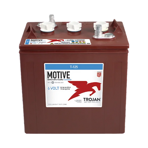 Trojan Motive T-125 240Ah 6VDC Group GC2 Signature Deep-Cycle Flooded Battery