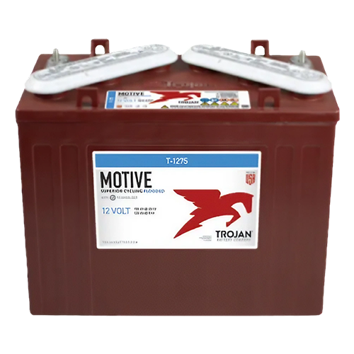 Trojan Motive T-1275 150Ah 12VDC Group GC12 Signature Deep-Cycle Flooded Battery