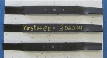 Set of 6ft Finishing Mower Blades for a King Kutter