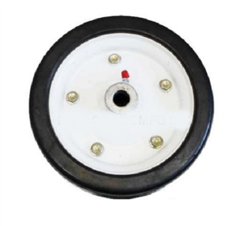 KING KUTTER/COUNTYLINE 502020 REPL 9" SOLID MOLDED TIRE/ WHEEL- FITS MODELS KING KUTTER PARTS WHEEL AND TIRE KING KUTTER PART#502020 COUNTYLINE REPLACEMENT WHEEL FOR FINISHING MOWER AND GROOMING MOWERS ALL SIZES