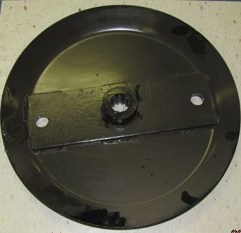 Stump Jumper / Flywheel Complete - Round Bolt Blade Holes - 12 Splined Fits many brands HOWSE HICO LMC LOWREY MODERN BUSHHOG BUSH HOG KODIAK FRED CAIN