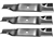 3 USA MADE BLADES FOR MTD CUB CADET 01005380 02005018 1005337 942-04416 54" LZ