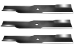 3 USA MADE BLADES FITS HUSTLER EXCELL# 784256 44" Cut Mower Blades