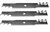 SET OF (3) 17 3/4" COMMERCIAL MULCHING BLADES