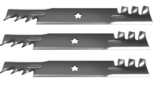 SET OF (3) 17 3/4" COMMERCIAL MULCHING BLADES