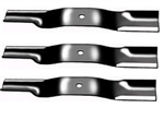 SET OF 3 GRAVELY BLADES 17"X 5/8"