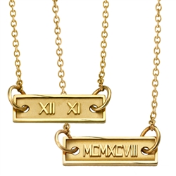 Numeros™ Anniversary Barlette - 18K Yellow