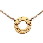 Numeros™ Circle Pendant -18K Yellow