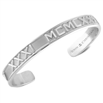 Numeros™ Cuff Bracelet - Platinum
