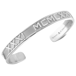 Numeros™ Cuff Bracelet - Platinum