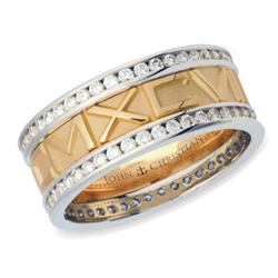 Numeros™ Diamond Eternity -Two-Tone 18K & Platinum