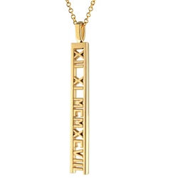 Numeros™ Ladder Pendant - 14K Yellow or White