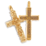 Sculpted Expres™ Cross - 18K Yellow