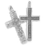 Sculpted Expres™ Cross - Platinum