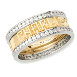 Expres™ Diamond Eternity Band - 18K/Platinum Two-Tone