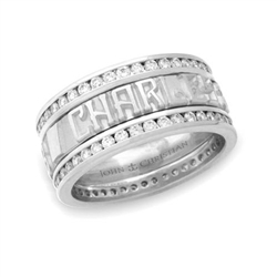 Expres™ Diamond Eternity Band - Platinum