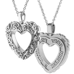 Floral Expres™ Heart -  Platinum