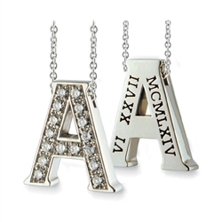 Hidden Treasures™ Diamond Birthday Initial (Category 1) -  Platinum