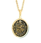 Family Crest Pendant - 18K Yellow