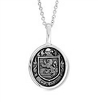 Family Crest Pendant - Platinum