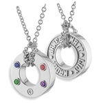 Continuous Life™ Wheel Pendant - Platinum