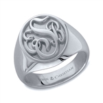 Lady's Somerset Monogram Ring - P&#363;rLuxium™