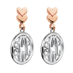 Sweetheart Monogram Earrings