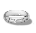 5.5mm Comfort-Fit Band Platinum