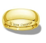7mm Comfort-Fit Band 18K Yellow Gold