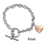 My Valentine Toggle Bracelet