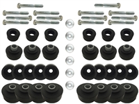 1965 - 1966 Full Size Chevy Convertible Body Mount Kit Hardware and Bushings