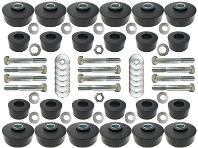 1960 - 1964 Chevy Impala Convertible Body Mount Kit Bushings & Hardware