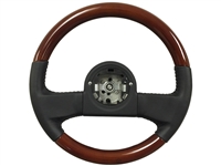 1984-89 C4 Corvette Leather/Mahogany Steering Wheel, OE# 9768988 / 17983971