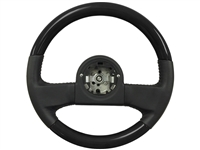 1984-89 C4 Corvette Leather/Black Ash Steering Wheel, OE# 9768988 / 17983971