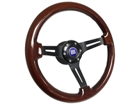 VSW S6 Sport Wood Steering Wheel Black CS Shelby Kit