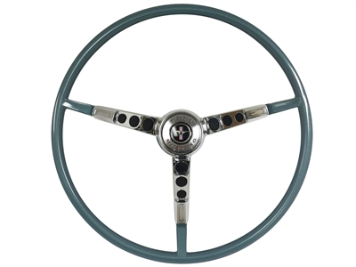 Auto Pro USA , Volante , Ford , Mustang , 1965 , 1966 , Steering Wheel , full kit , horn ring , contact plate , palomino , red , blue , ivy gold , parchment , aqua , white , black , OE , brand new , reproduction ,