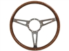 VSW S9 Classic Wood Riveted Steering Wheel