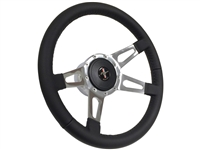 VSW S9 Premium Leather Steering Wheel Mustang Kit, ST3070-2