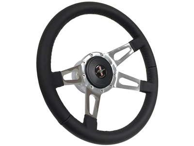VSW S9 Premium Leather Steering Wheel Mustang Kit, ST3070-2