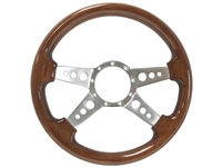 S9 Premium Wood, Quad Spoke Center with Holes