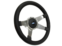 VSW S9 Premium Leather Steering Wheel Ford Oval Kit