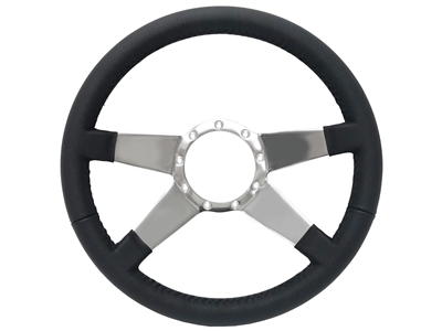 S9 Premium Leather, Quad Spoke Center