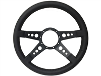 S9 Premium Leather 4-Spoke Center with Holes, ST3071