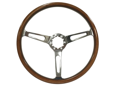 S6 Classic Deluxe Wood Steering Wheel