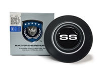 VSW Retro Series Black Silver SS Horn Cap