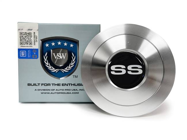 S9 Premium Horn Button with Chevy Silver SS Emblem