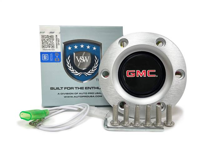 VSW S6 Brushed Horn Button with GMC Emblem