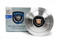 S9 Premium Horn Button with Cadillac Crest & Wreath Emblem